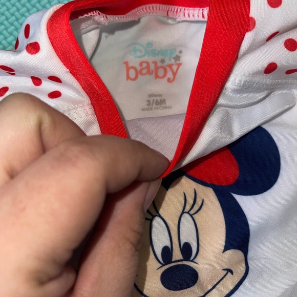 (3x$15) Disney baby swimsuit Minnie Mouse 3-6m - Picture 3 of 3